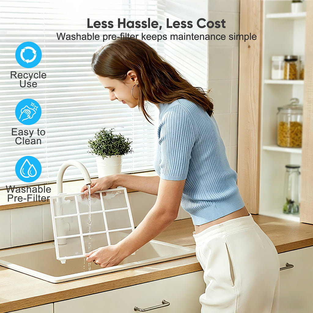NUTROMO Smart H14 HEPA Air Purifier for Home up to 2400 Sq. Ft., Washable Pre-Filter, Aromatherapy, Air Purifier for Allergies and Asthma